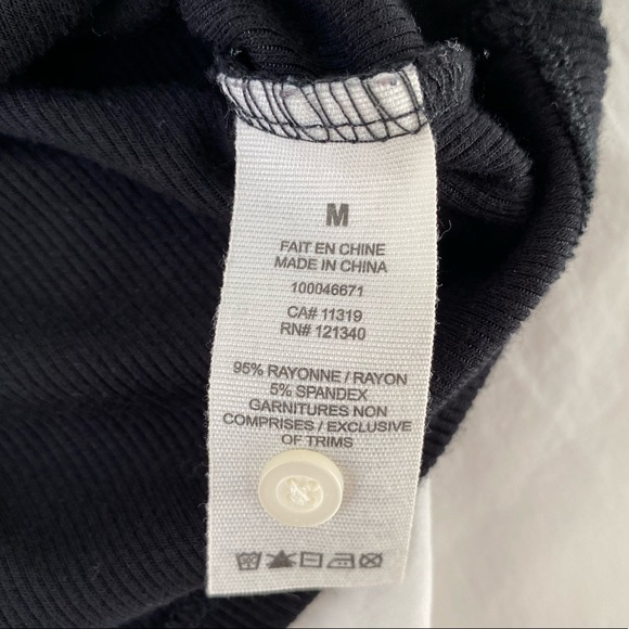 Garage Black Cropped Polo Tee - Picture 5 of 5